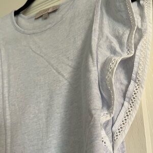 Loft Tank with Lace-Type Trim - Size XXSP